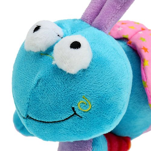 Floristik24 Plush butterfly 22.5cm blue