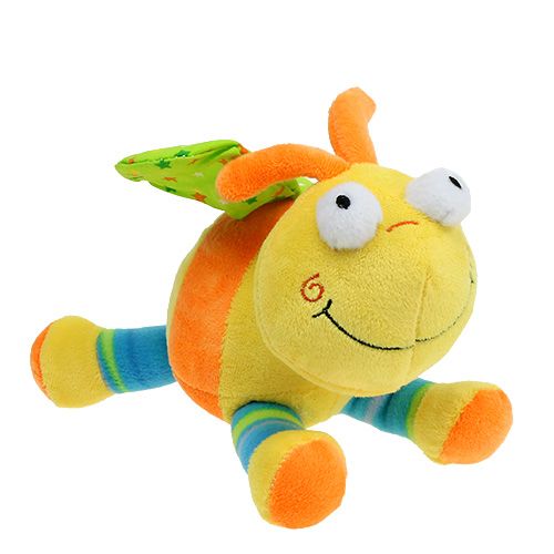 Floristik24 Plush butterfly 22.5cm yellow