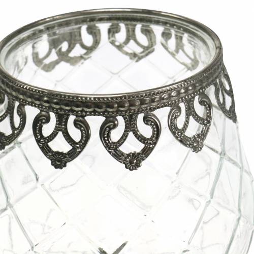 Product Lantern glass cup antique Ø13cm H18.5cm