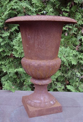 Floristik24 Cast iron cup rust red H55cm Ø40cm