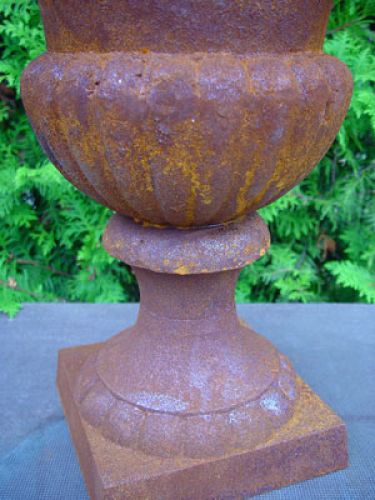 Floristik24 Cast iron cup rust red H55cm Ø40cm