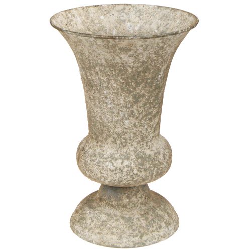 Product Cup vase metal antique decorative vase rustic Ø16.5 H24cm