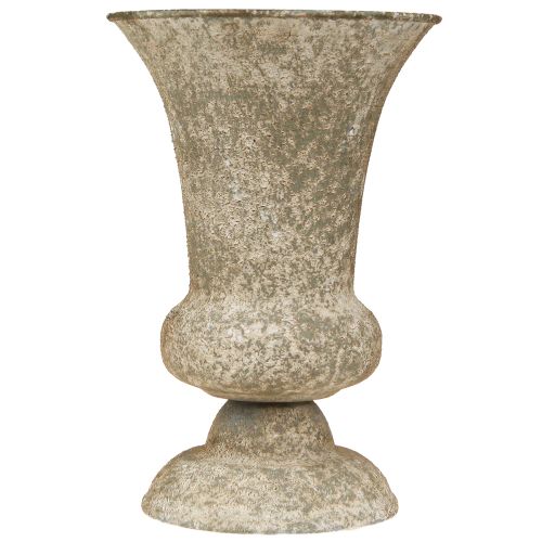 Product Cup vase metal antique decorative vase rustic Ø16.5 H24cm