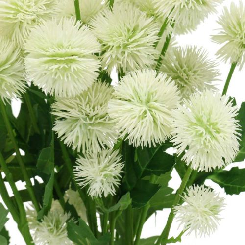 Floristik24 Artificial branch pompom decorative branch white 61cm 4pcs