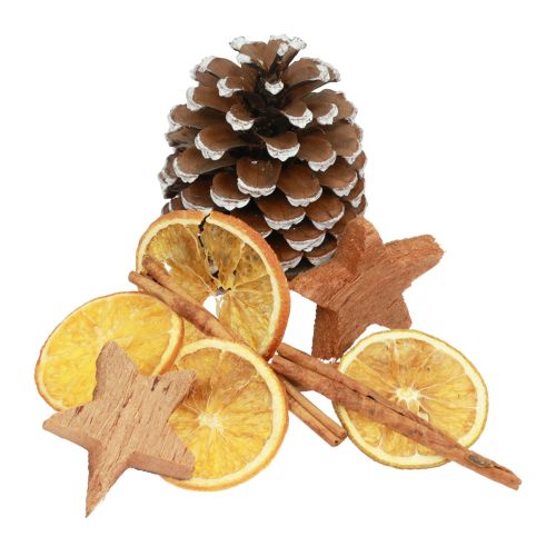 Floristik24 Potpourri Christmas orange slices cones cinnamon wood 150g
