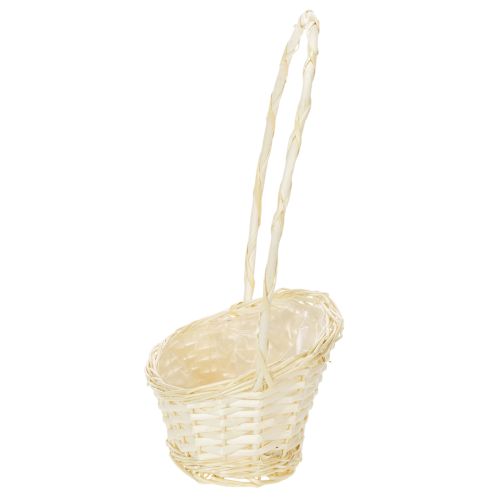 Gift basket 27cm x 18cm H43cm light | Floristik24.ie