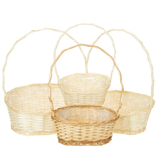 Gift basket, wicker, handles, various sizes buy online | Floristik24.ie