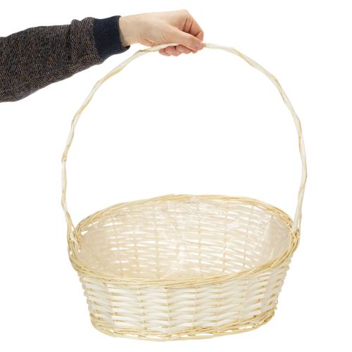 Gift basket, wicker basket, 44cm x 36cm | Floristik24.ie