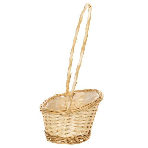 Gift basket approx. 30cm x 23cm, light-colored | Floristik24.ie