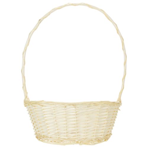Gift basket approx. 38cm x 27cm, light-colored | Floristik24.ie