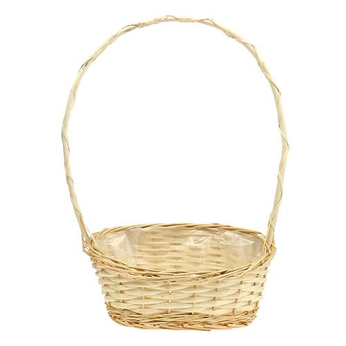 Product Gift basket 27cm x 18cm H43cm light