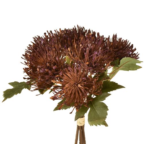 Floristik24 Protea artificial pincushion Leucospermum purple 30cm 6 pcs