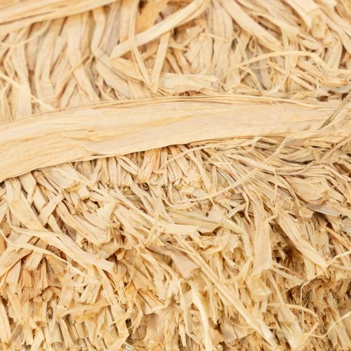 Natural raffia bundles for