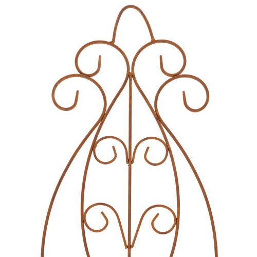Product Metal garden trellis, decorative plant support for climbing plants, 93cm