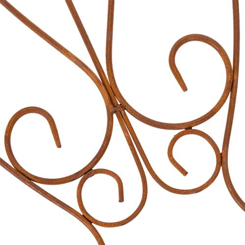 Product Metal garden trellis, decorative plant support for climbing plants, 93cm