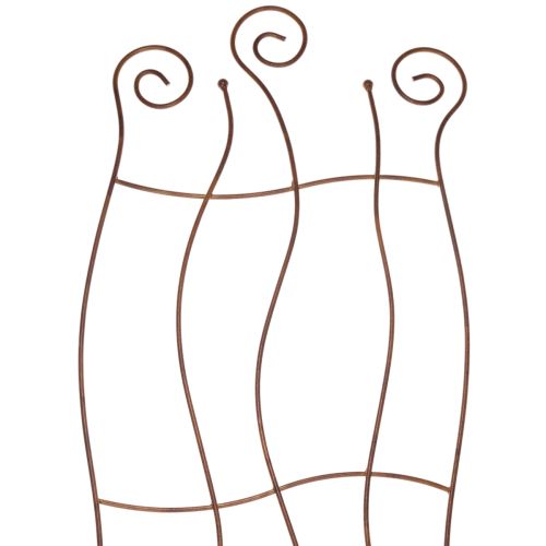 Floristik24 Metal garden trellis with curved design for climbing plants, 110cm