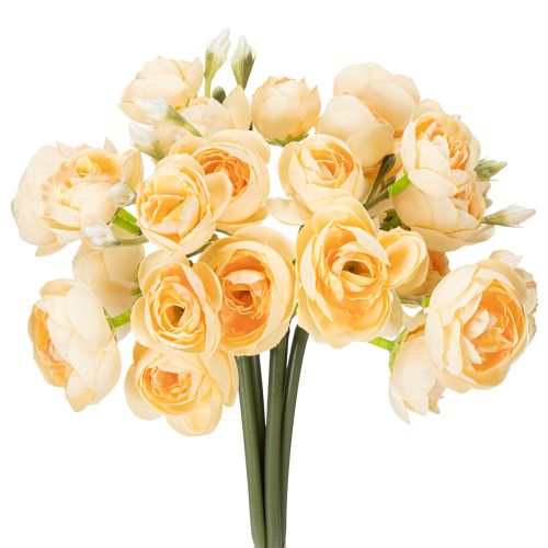 Floristik24 Ranunculus flower branch for decorative vase arrangements, 32cm, 5 pieces