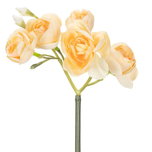 Product Ranunculus flower branch for decorative vase arrangements, 32cm, 5 pieces