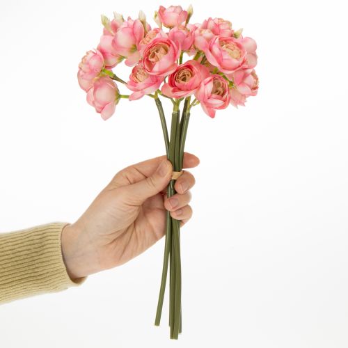 Product Artificial Ranunculus Bouquet, Stylish Table Decoration, 32cm, 5 Pieces