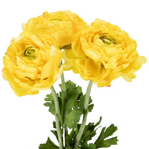 Product Artificial ranunculus as a single flower for elegant and low-maintenance decoration, 51cm, 3 pieces