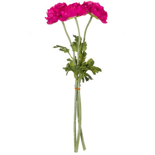 Product Artificial ranunculus as a single flower for timeless and versatile interior design, 51cm, 3 pieces