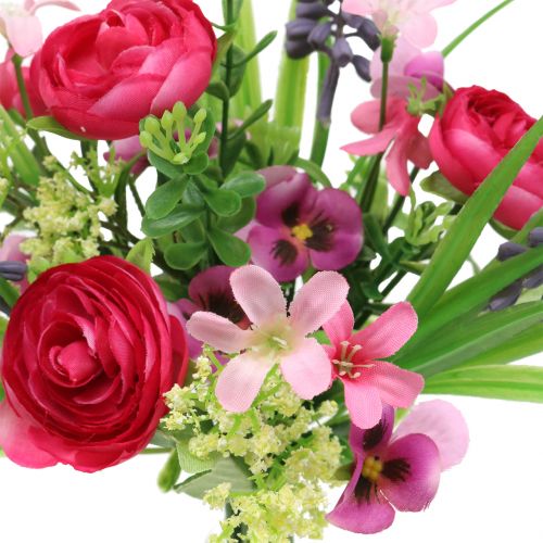 Floristik24 Ranunculus bouquet with grape hyacinths Pink 25cm
