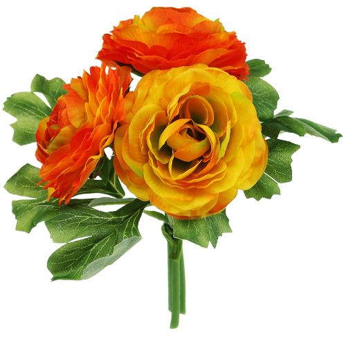 Floristik24 Ranunculus bouquet orange L18cm