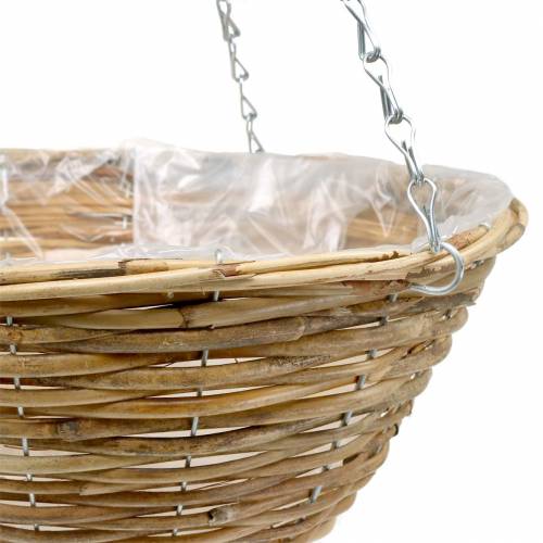 Floristik24 Rattan hanging basket Ø35 / Ø40cm, set of 2