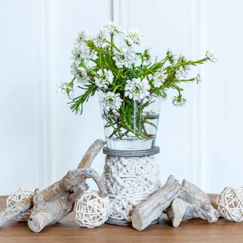 Product Rattan ball bleached Ø4cm 24 pcs