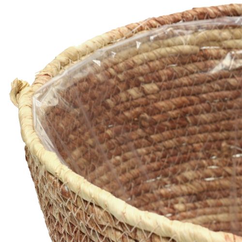 Product Rattan plant basket set, natural/brown, 3-piece, Ø26/22/16cm – Decorative & Versatile