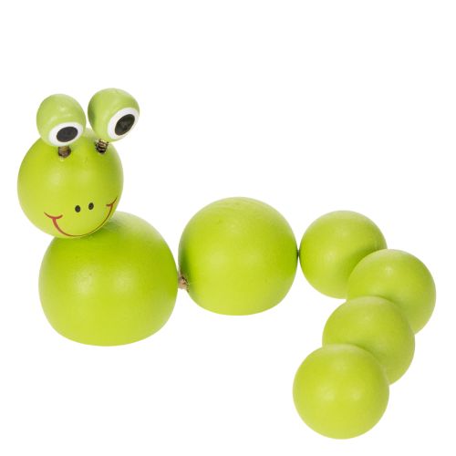 Imaginative caterpillar figures, attractive decorations for living areas, 16cm, 6 pieces