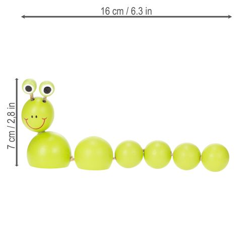 Product Imaginative caterpillar figures, attractive decorations for living areas, 16cm, 6 pieces