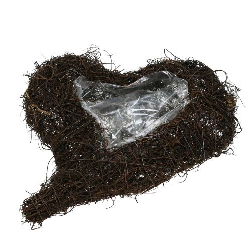 Floristik24 Vine heart for planting nature 30cm x 25cm