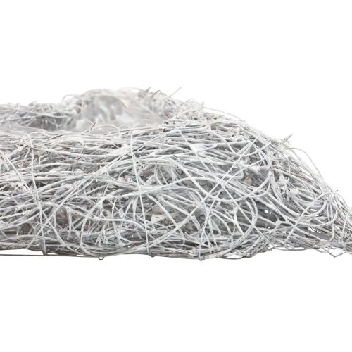 Floristik24 Rebenherz Plant Heart Plant Bowl White Natural 16×19cm×5.5cm