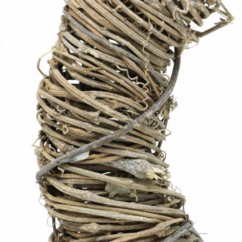 Product Vine wreath, decorative wreath, white washed, Ø38cm, rustic natural decoration, door wreath, table wreath