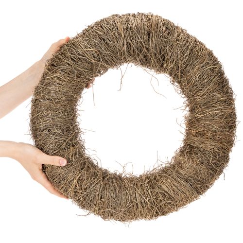 Vine wreath, untreated, round, natural wreath for crafting, 45cm | Floristik24.ie