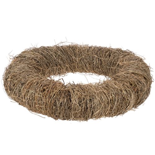 Vine wreath, untreated, round, natural wreath for crafting, 45cm | Floristik24.ie