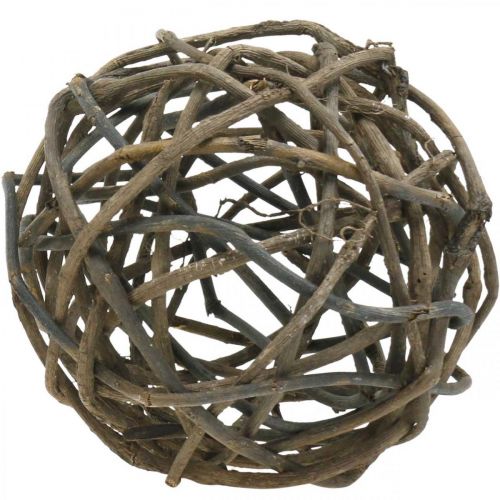 Floristik24.ie Decorative ball grapevine natural dark Ø25cm buy cheap online