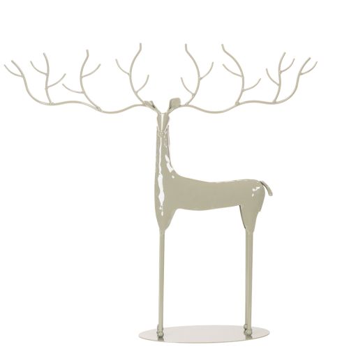 Decorative deer sculpture with