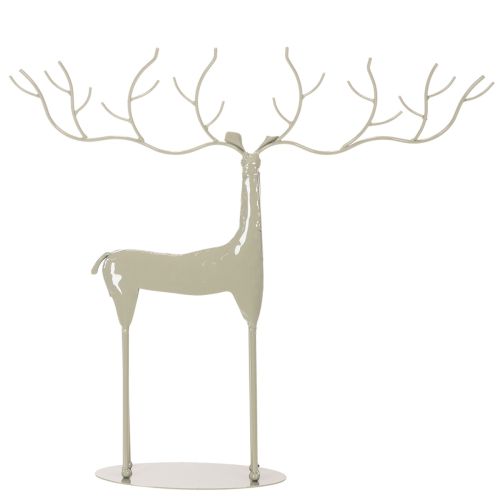 Decorative deer sculpture with