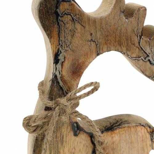 Floristik24 Christmas decoration decoration figure reindeer wood 21cm