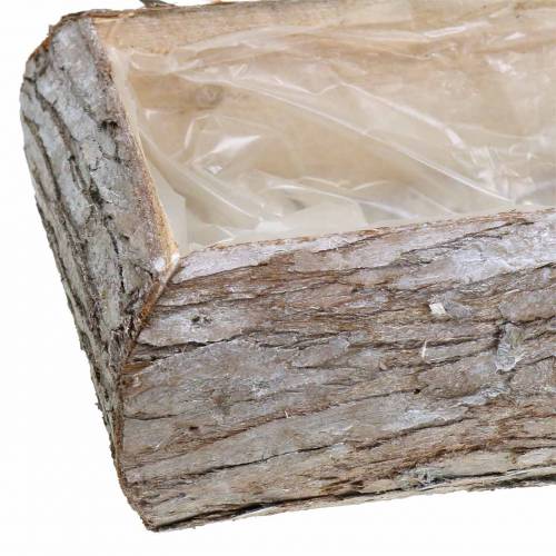 Product White washed wood planter box 45 × 19cm H10cm