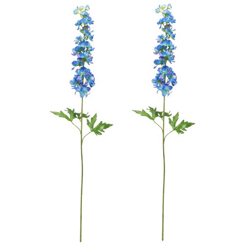 Product Delphinium Artificial Garden Flower Larkspur Blue 88cm 2pcs