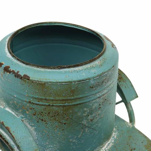 Floristik24 Flower pot motor scooter metal rust blue 33cm