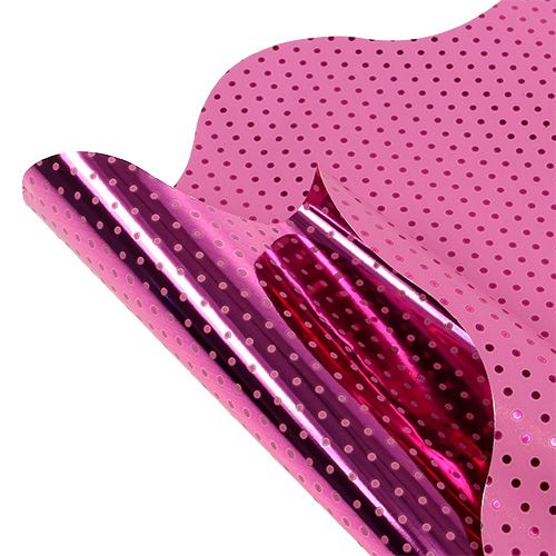 Floristik24 Rondella cuff with dots pink Ø40cm 50pcs