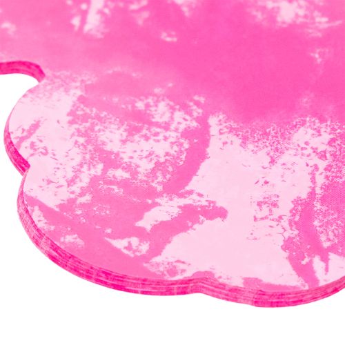 Flower cuff rondella round cuff 38cm pink for bouquets | Floristik24.ie