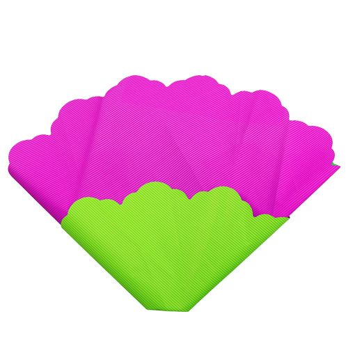 Floristik24 Rondella Ø48cm two-tone pink-green 50p