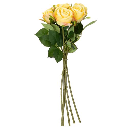 Product Rose bouquet flower arrangement for elegant decoration in the living area 44cm 6pcs