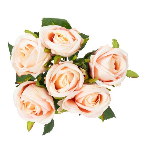 Product Artificial rose bouquet for stylish home decoration and festive occasions, 44cm, 6 pieces