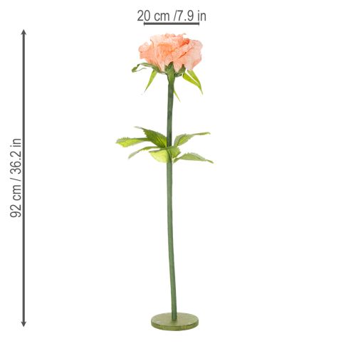 Product Artificial rose flower for elegant and charming indoor decoration, 92cm
